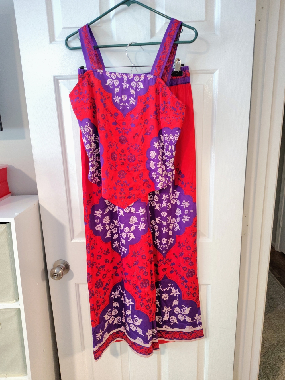 Rachel Zoe 2 Piece Set Handkerchief Top And Wide Leg Pants